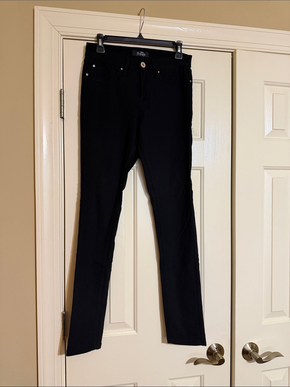 Royalty Black Skinny Jeans for Women